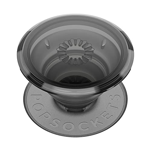 Black Smoke Translucent PopSockets Phone Grip & Kickstand