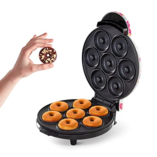 Dash Mini Donut Maker: Non-stick, Makes 7 Doughnuts, Kid-Friendly