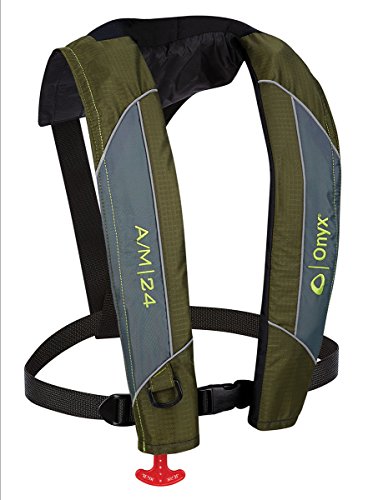 Onyx A/M-24 Inflatable Life Jacket – Green, Adult