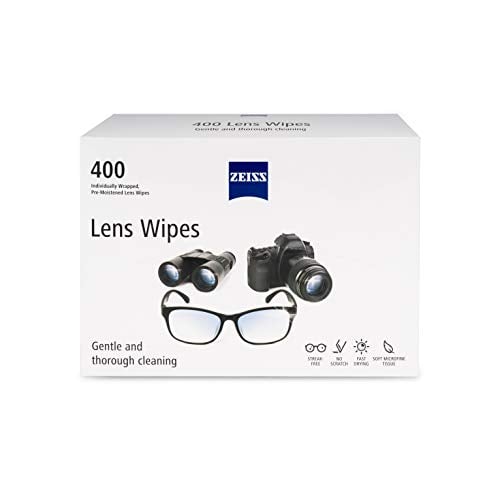 ZEISS Alcohol Wipes, Glasses Cleaner, 400 Pack
