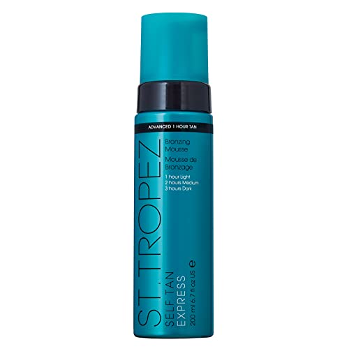 St.Tropez Self Tan Express Mousse, Streak-Free, Vegan, 6.7 Fl Oz