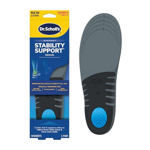 Dr. Scholl’s Stability Insoles for Flat Feet, Women’s 6-10