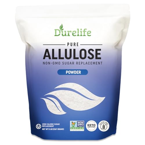 Durelife Allulose Sweetener, 5 lb, Keto, Zero Calories
