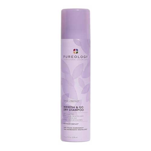 Pureology Refresh & Go Dry Shampoo, 5.3 Oz, Vegan, Silicone-Free