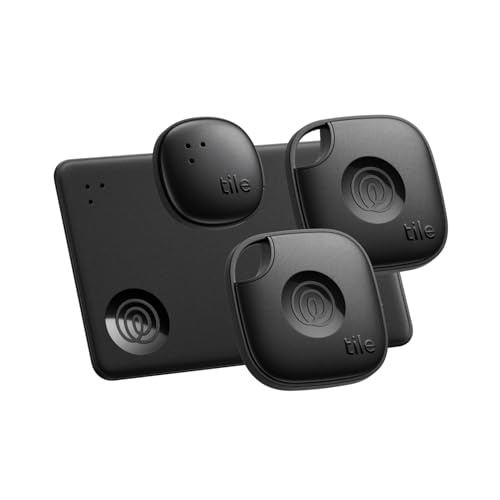 Life360 Tile Bluetooth Trackers: 4-Pack for Keys & More
