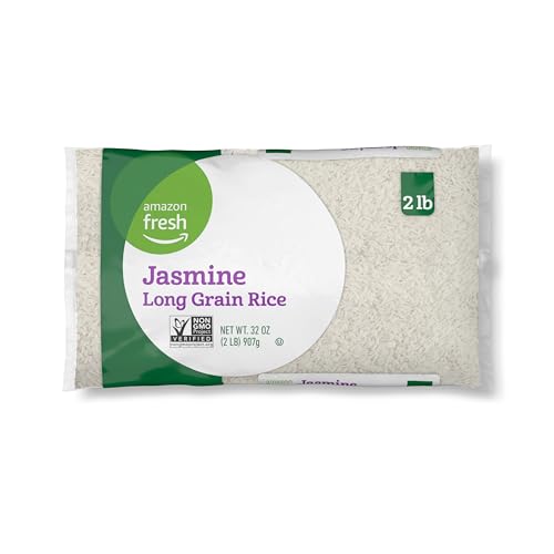 Amazon Fresh Jasmine Rice, 2 Lb (Packaging Varies)