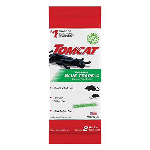 Tomcat Rat Glue Traps for Rodents and Pests, 2 Pack