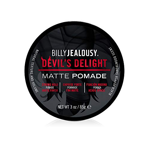 Billy Jealousy Matte Pomade, Strong Hold, 3 Oz.