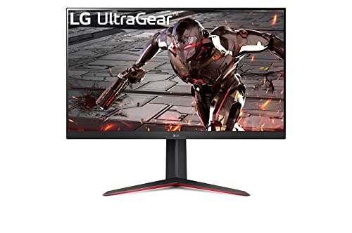 LG 32″ Ultragear Gaming Monitor, QHD, 165Hz, HDR10, FreeSync