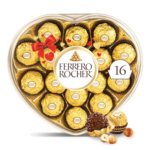 Ferrero Rocher 16 Count Gourmet Milk Chocolate Hazelnut
