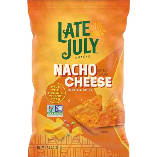 Late July Nacho Cheese Tortilla Chips, 7.8 oz