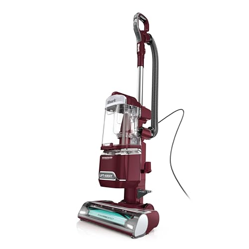 Shark DETECT Upright Vacuum with Self-Cleaning Brushroll, Burgundy