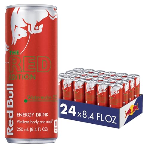 Red Bull Red Edition, Watermelon, 8.4oz, 24-Pack