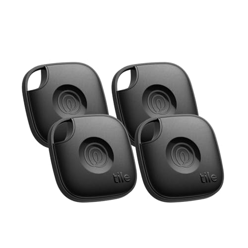 Tile Mate 2024 Bluetooth Tracker, Keys and Phone Finder, 4-Pack