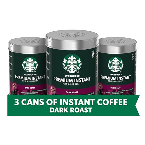 Starbucks Dark Roast Instant Coffee, 3 Pack (3.17 Oz)