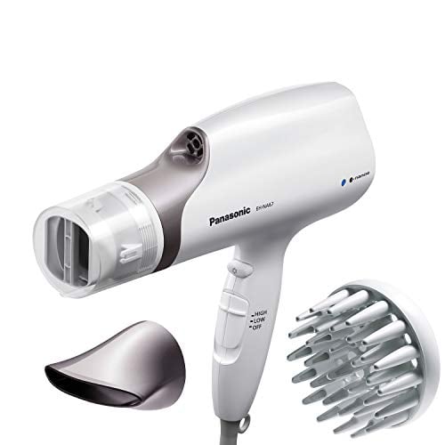 Panasonic Nanoe Hair Dryer with QuickDry Nozzle, White