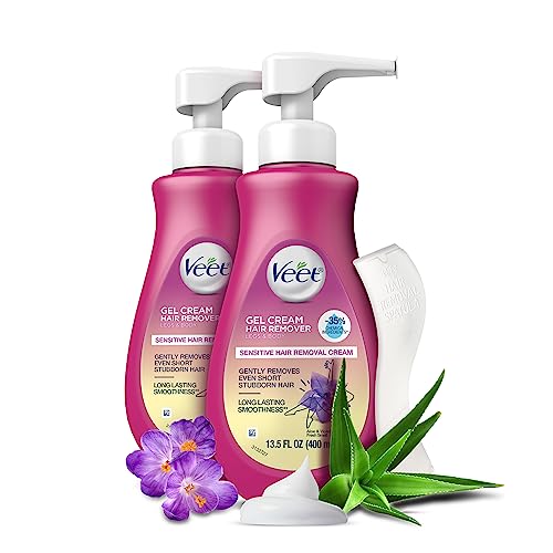 VEET Sensitive Skin Hair Removal Cream, 2-Pack, 27.04 Fl Oz