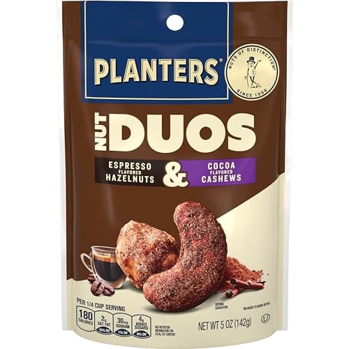 Planters Cocoa Cashews & Espresso Hazelnuts 5oz