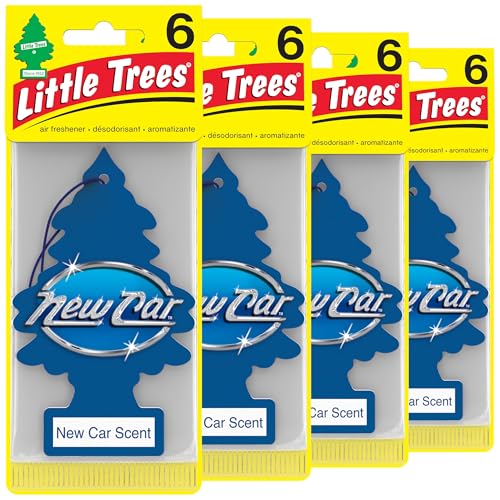 LITTLE TREES New Car Scent Air Fresheners, Pack of 24