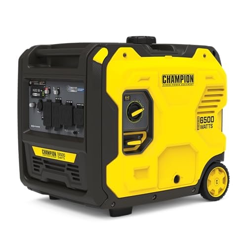 Champion 6500W Portable Inverter Generator with Quiet Tech and CO Shield