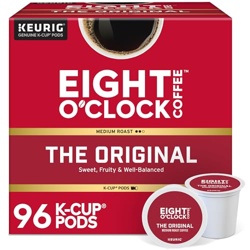 Eight O’Clock Medium Roast Coffee Pods, 96 Count