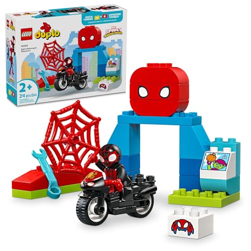 LEGO DUPLO Marvel Spidey’s Motorcycle Adventure Playset for Toddlers