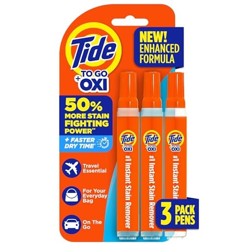 Tide To Go Stain Remover Pen, Portable, 3 Pack