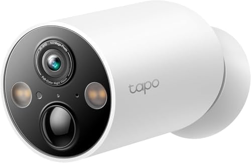 TP-Link Tapo MagCam 2K Wireless Security Camera, Battery, 150° FOV