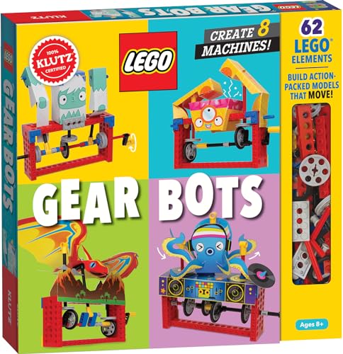 Klutz Lego Gear Bots STEM Kit for Ages 8-12