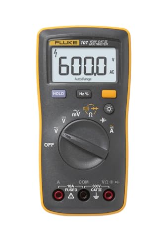 Fluke 107 Handheld Digital Multimeter, Gray