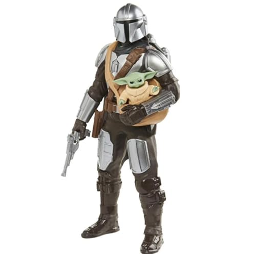STAR WARS Mandalorian & Grogu Interactive 12″ Figures for Kids