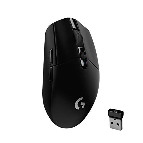 Logitech G305 Wireless Gaming Mouse, 12K DPI, 6 Buttons, Black