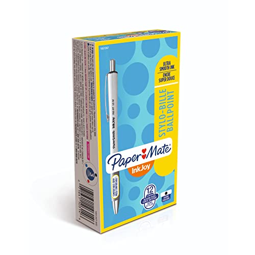 Paper Mate InkJoy 700RT Pens, Medium, Black Ink, 12 Pack