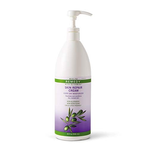 Medline Remedy Skin Repair Cream, 32 oz, for Dry Skin