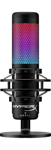 HyperX QuadCast S – RGB USB Microphone with Shock Mount