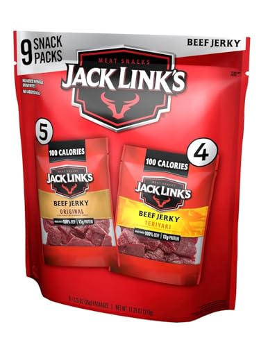 Jack Link’s Variety Pack: Original & Teriyaki Beef Jerky, 9-Pack