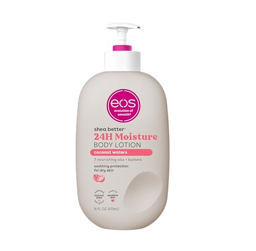 eos Shea Better Coconut Body Lotion, 24-Hour Moisture, 16oz