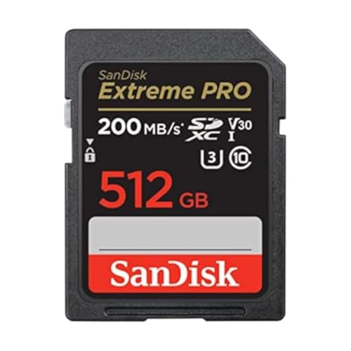 SanDisk 512GB Extreme PRO SDXC UHS-I Memory Card
