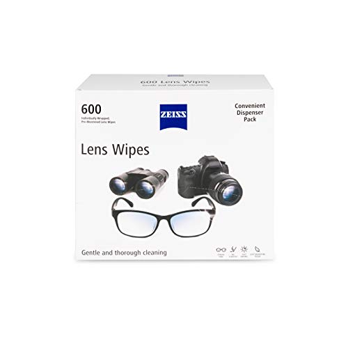 ZEISS Lens Cleaning Wipes, 600 Pack