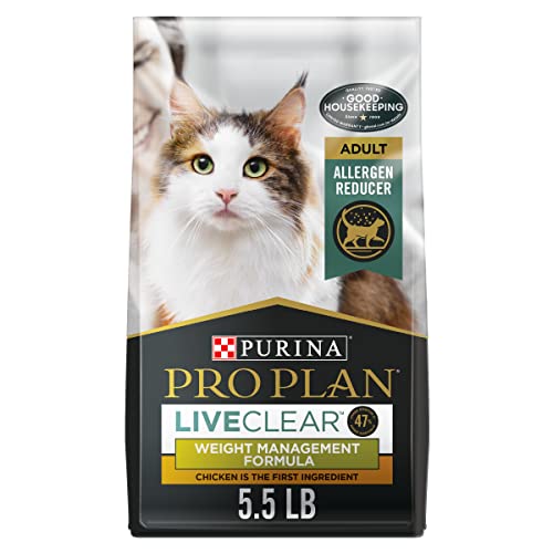 Purina Pro Plan Allergen Control Cat Food, Chicken & Rice, 5.5 lb