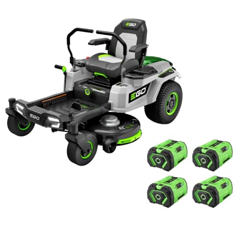EGO Power+ 42″ Electric Zero Turn Riding Mower with Batteries