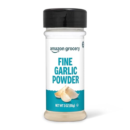 Amazon Grocery Fine Garlic Powder, 3 Oz (Packaging Varies)