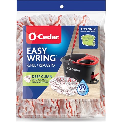 O-Cedar EasyWring Mop Refill: 40% More Cleaning Power