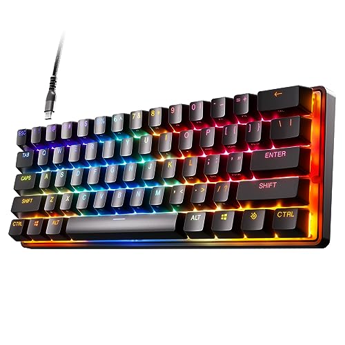 SteelSeries Apex Pro Mini 60% RGB Gaming Keyboard, USB-C