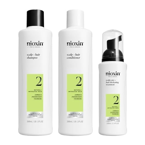 Nioxin System 2 for Thinning Natural Hair, 3-Month Supply