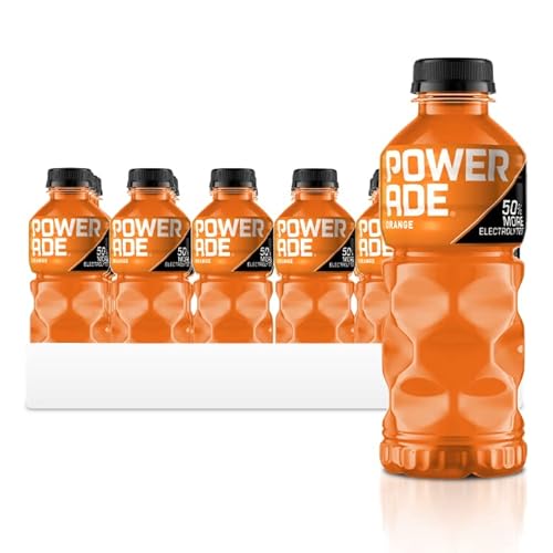 POWERADE Orange Sports Drink, 20oz (24 Pack)