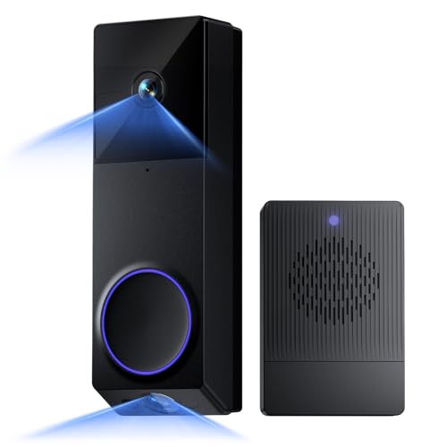 WYZE Duo Cam Doorbell, Battery, 2K HD, 2-Way Audio