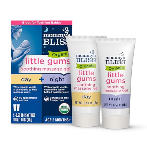 Mommy’s Bliss Teething Gel Day & Night Combo, Sugar-Free
