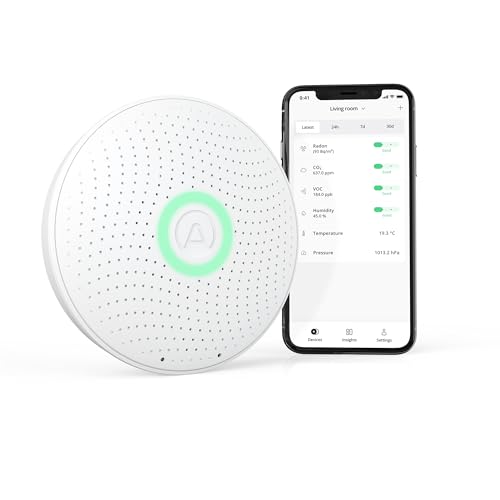 Airthings Wave Plus – Radon & Air Quality Monitor