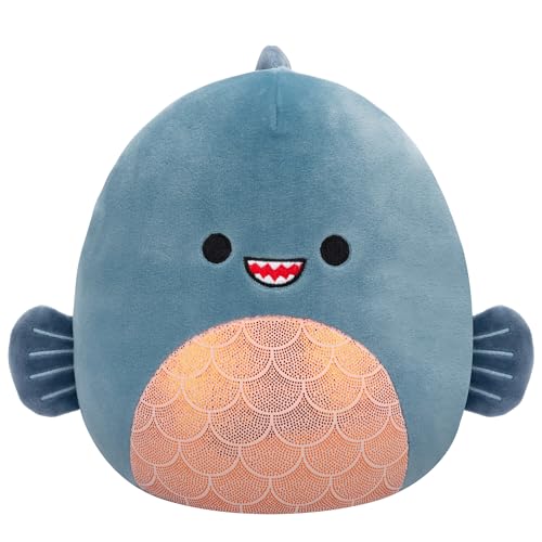 Squishmallows 8″ Kurtz Piranha Plush – Official Jazwares
